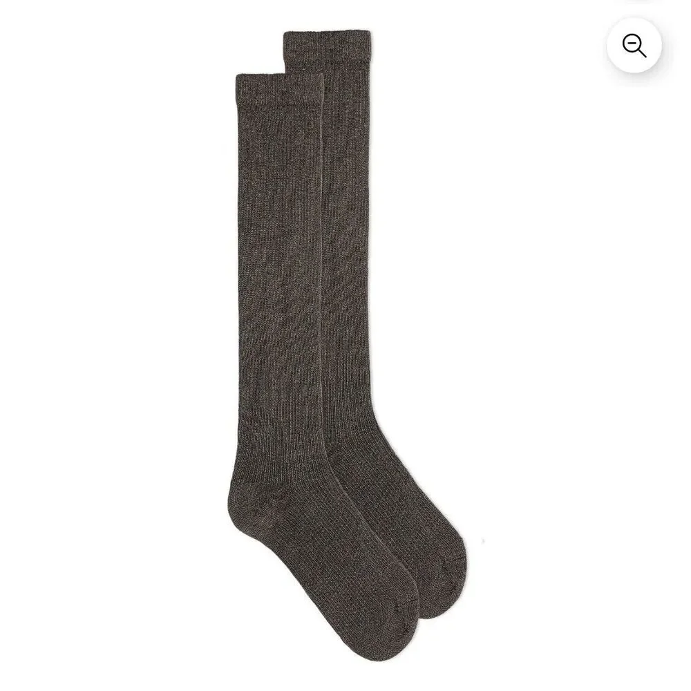 Dr. Scholl's Graduated Compression Socks Knee‎ High Women's Size 8-12 Charcoal